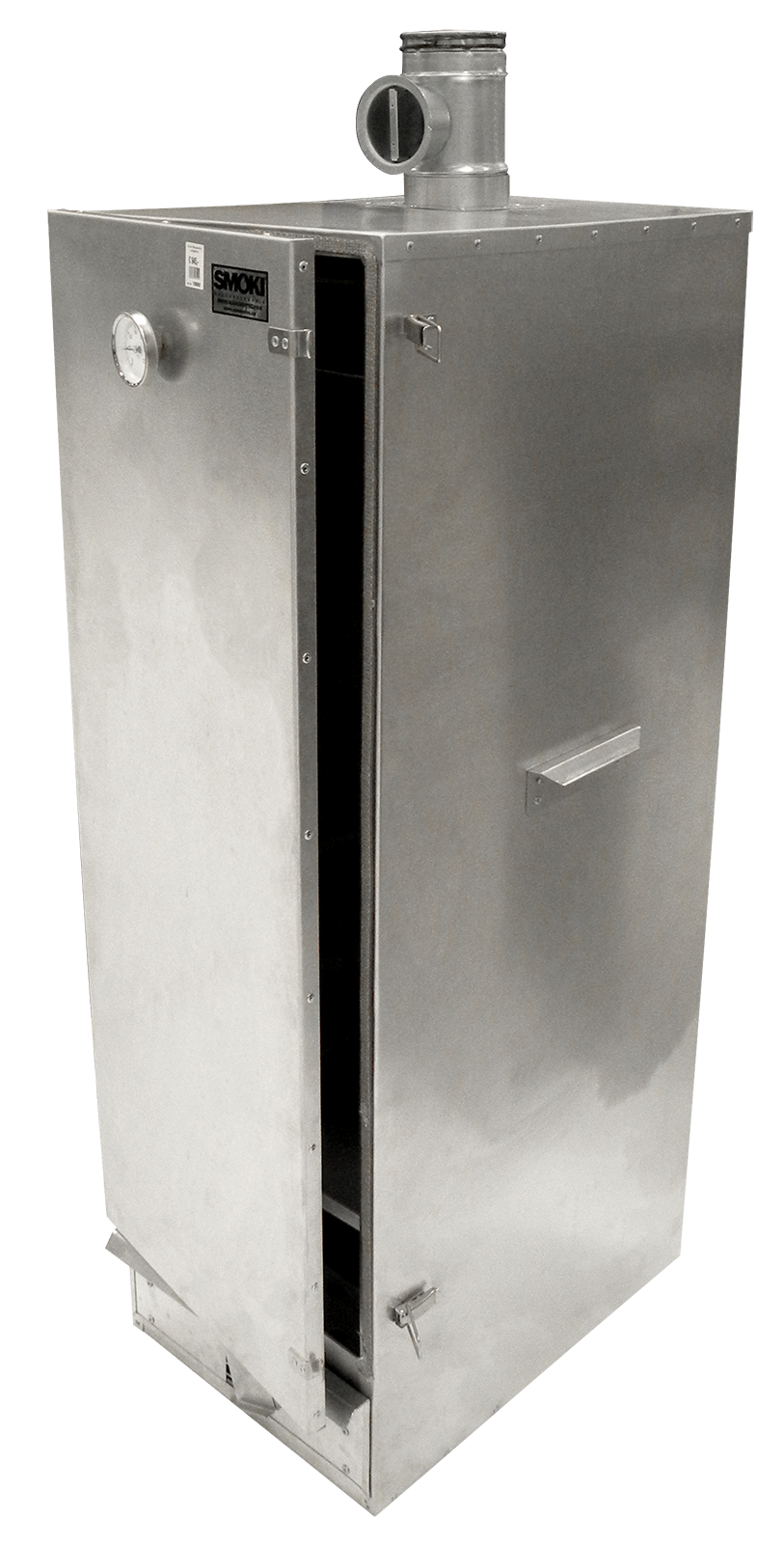 SMOKI Räucherofen LxBxT 125x39x53 cm doppelwandig und 20mm Rundum -Isolierung