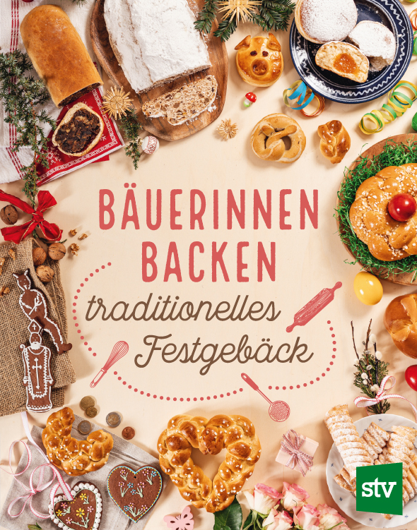 Bäuerinnen backen tradionelles Festgebäck