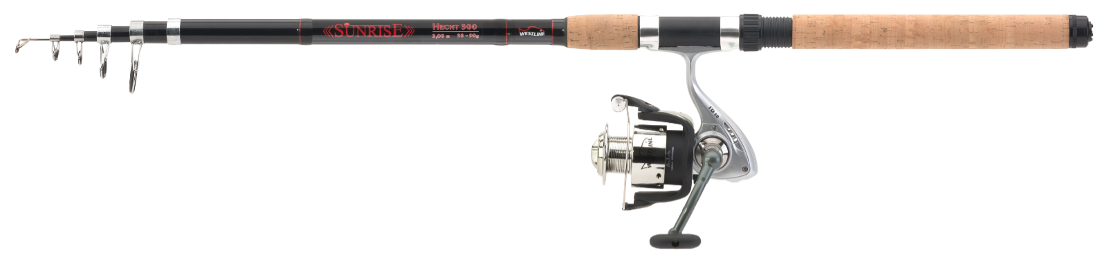 Teleskop Angelrute Sunrise Hecht 300/30-90g