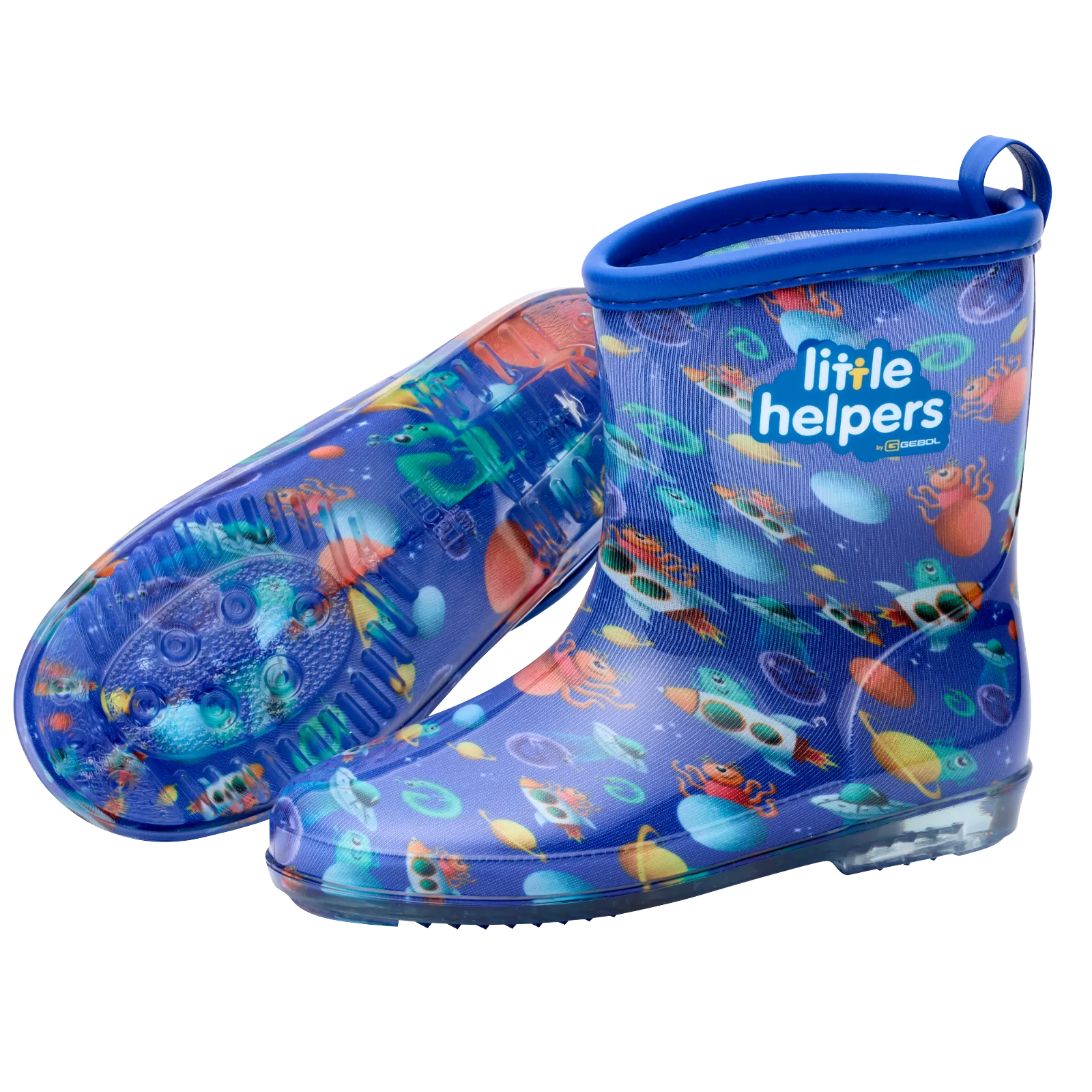  Bottes en caoutchouc univers bleu 
