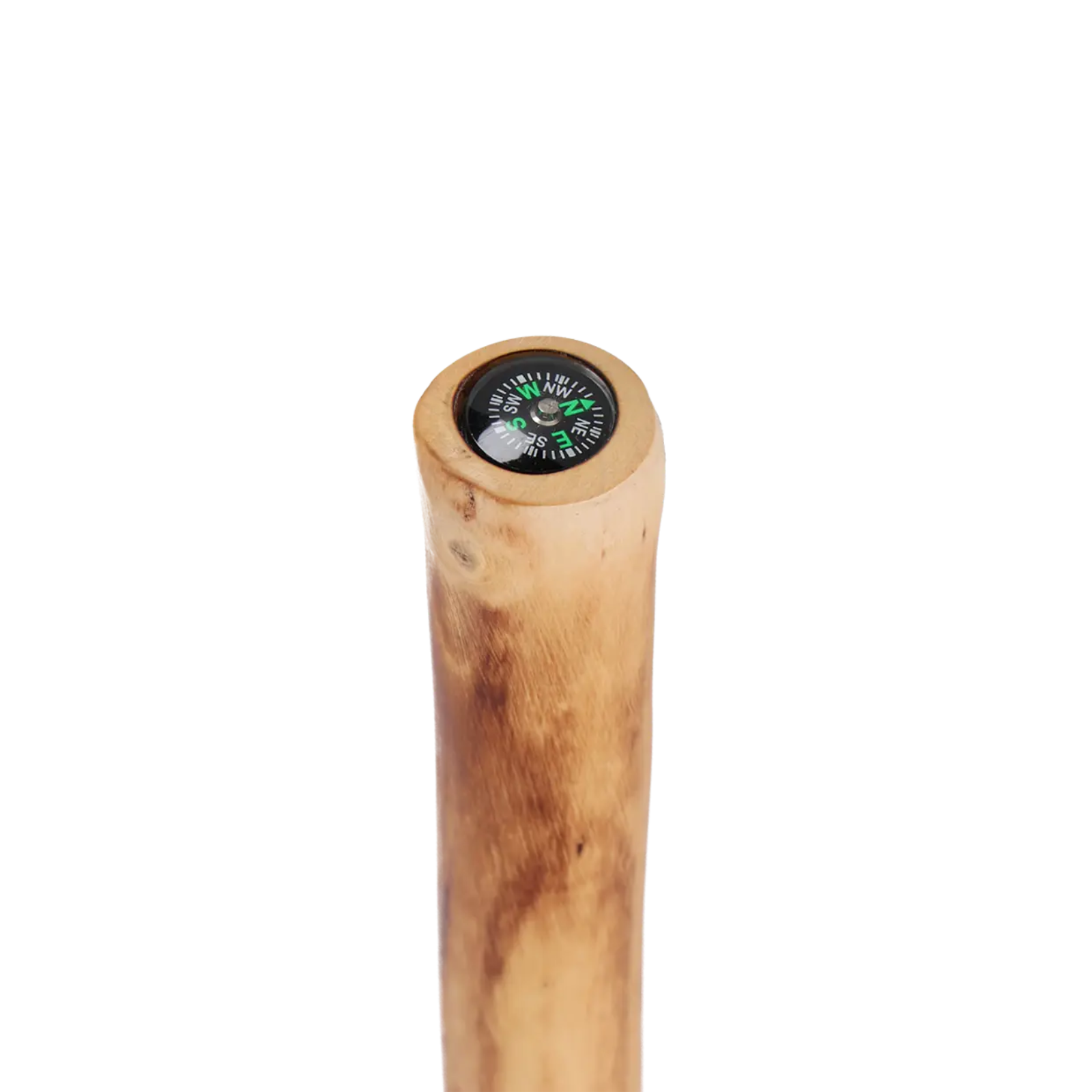 Wanderstock mit Kompass, Fichte Länge 120,5 cm