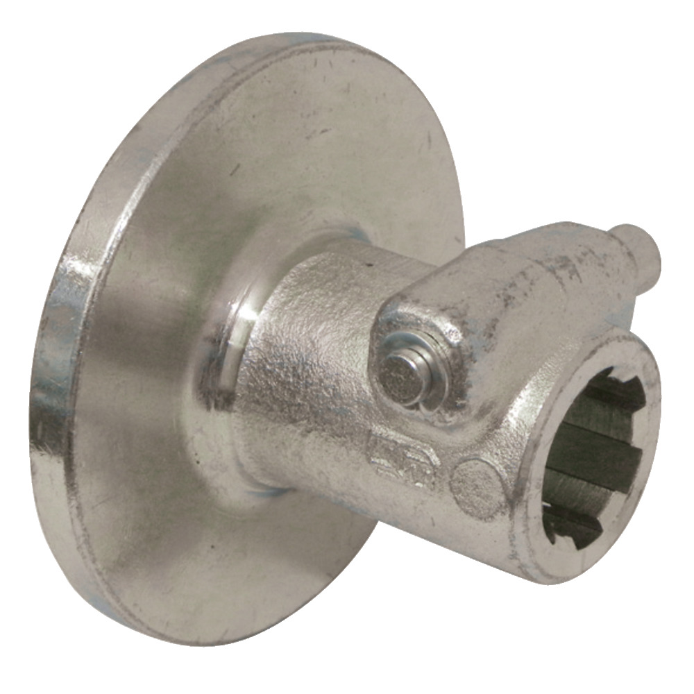 Manchon à bride avec bouton-pression 1 3/8 x 6