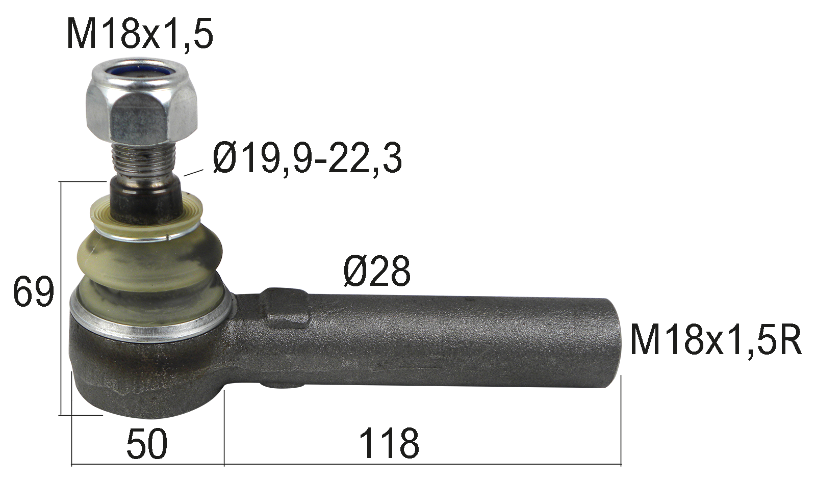 Kugelgelenk zu Steyr/Case