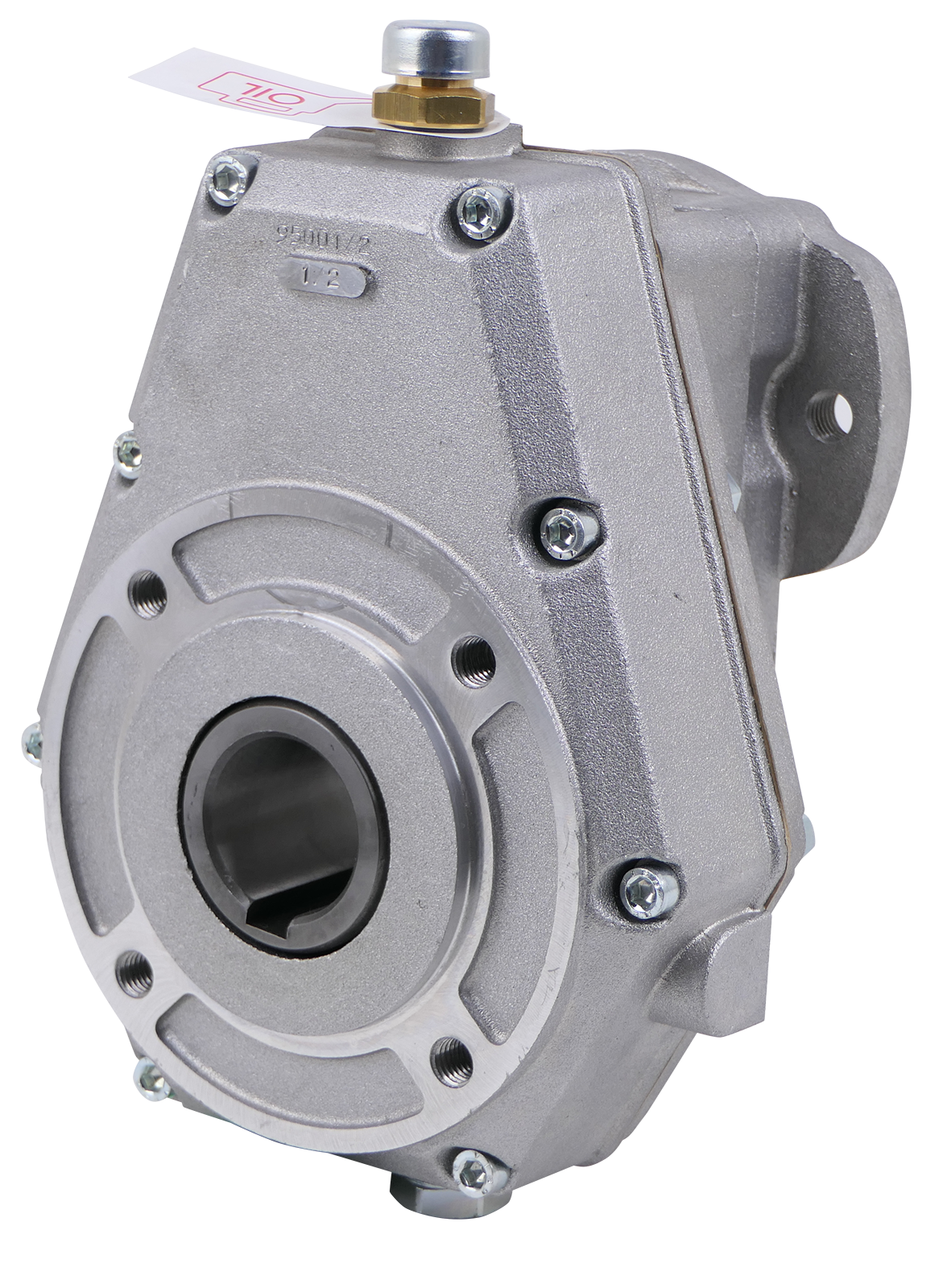 Untersetzungsgetriebe 2 : 1 Gr.2 für Ölmotore mit SAE-A Anschlussflansch und Wellen-ø 25 mm