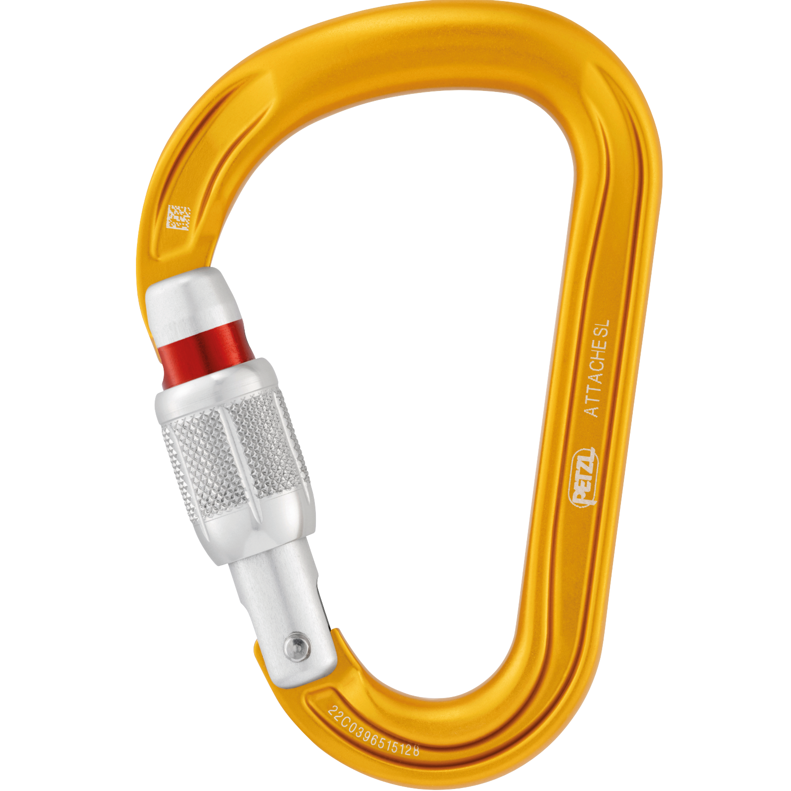 Mousqueton en forme de poire, orange