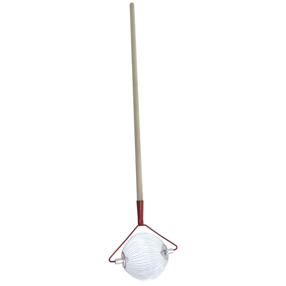 Obstsammler Roll Blitz mit Holzstiel und Entleerungsbügel, für Walnüsse, Zwetschgen usw.