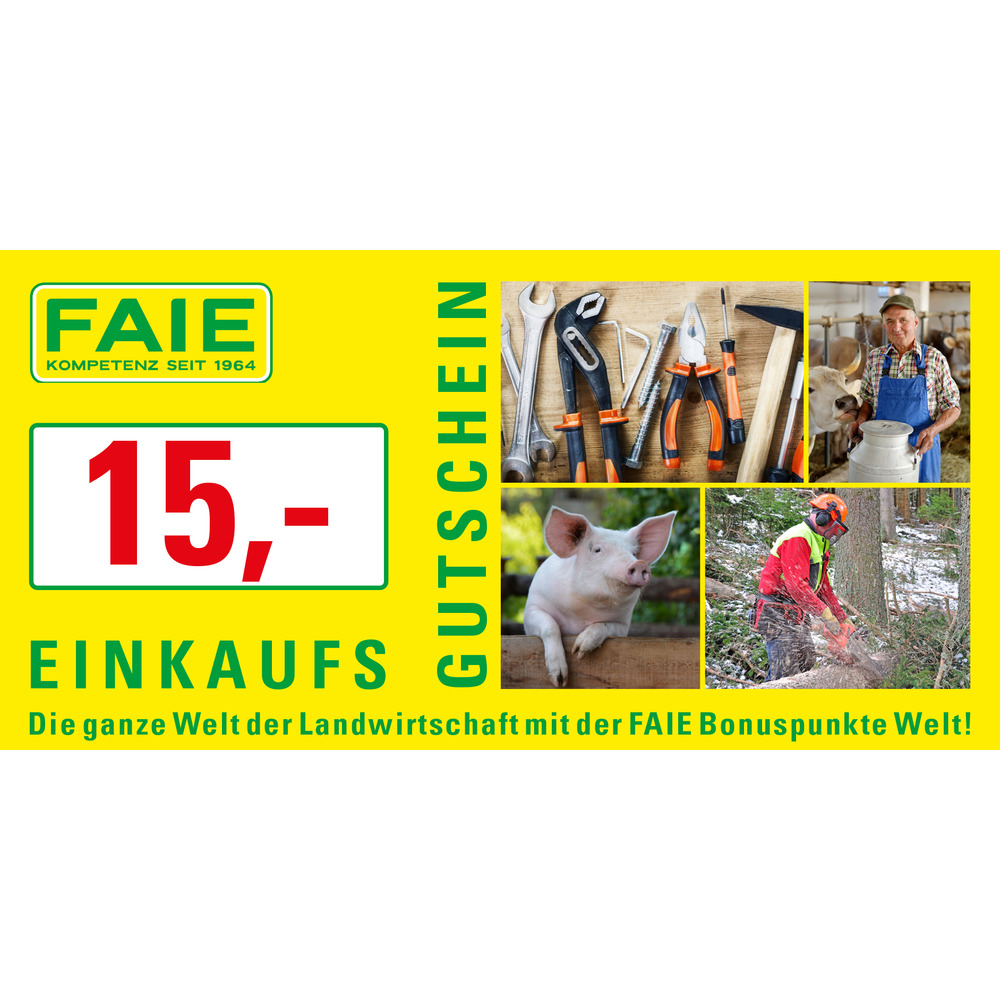 15 CHF Gutschein für Versand
