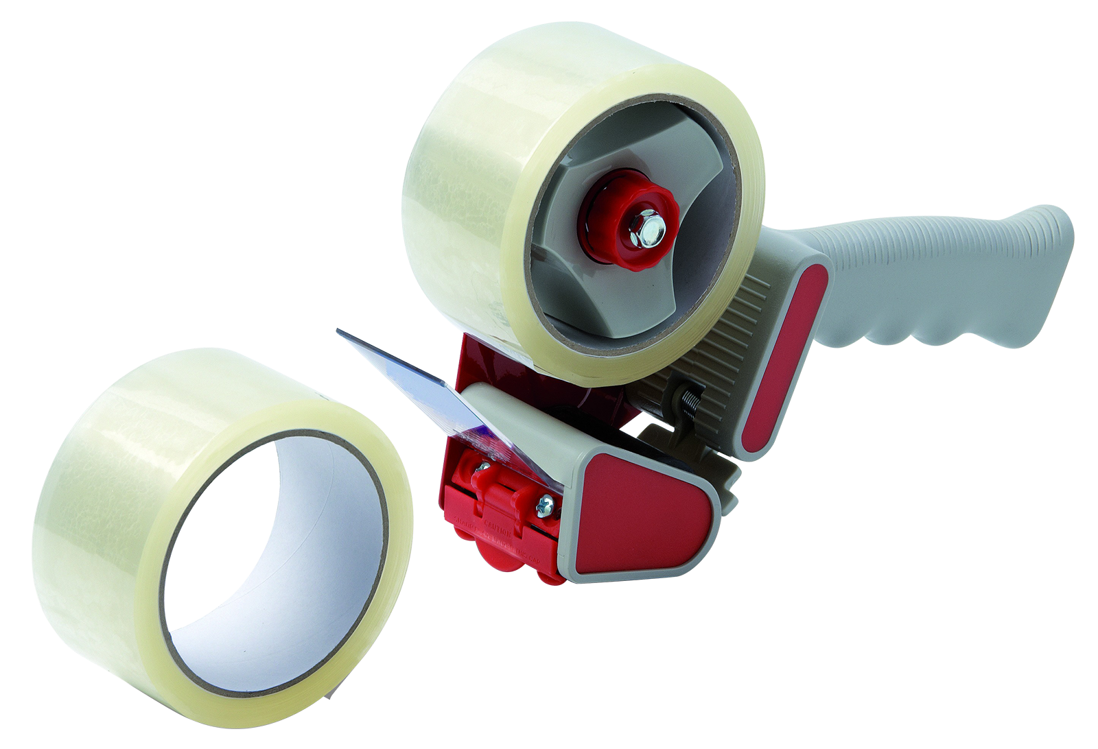Dévidoir de ruban d'emballage avec 2 rouleaux adhésifs