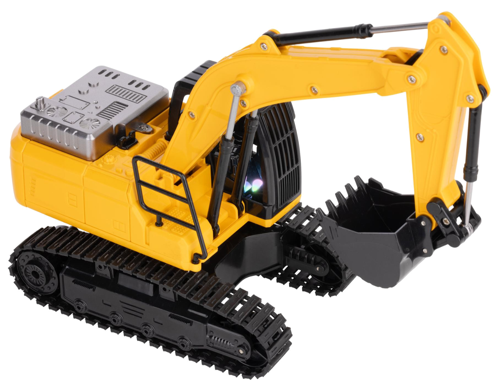 pelleteuse télécommandée jaune