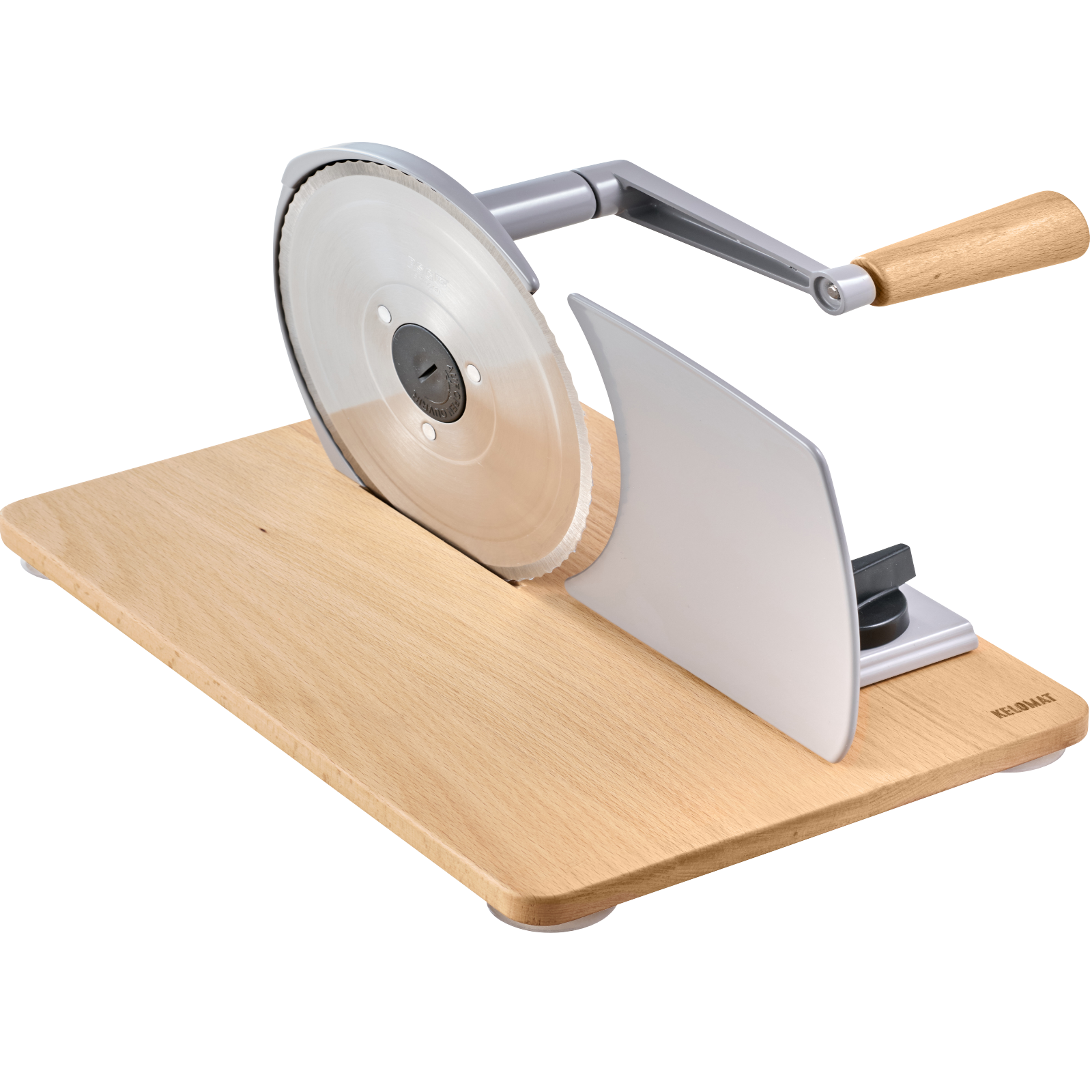 Hand-Allesschneider mit Holzplatte