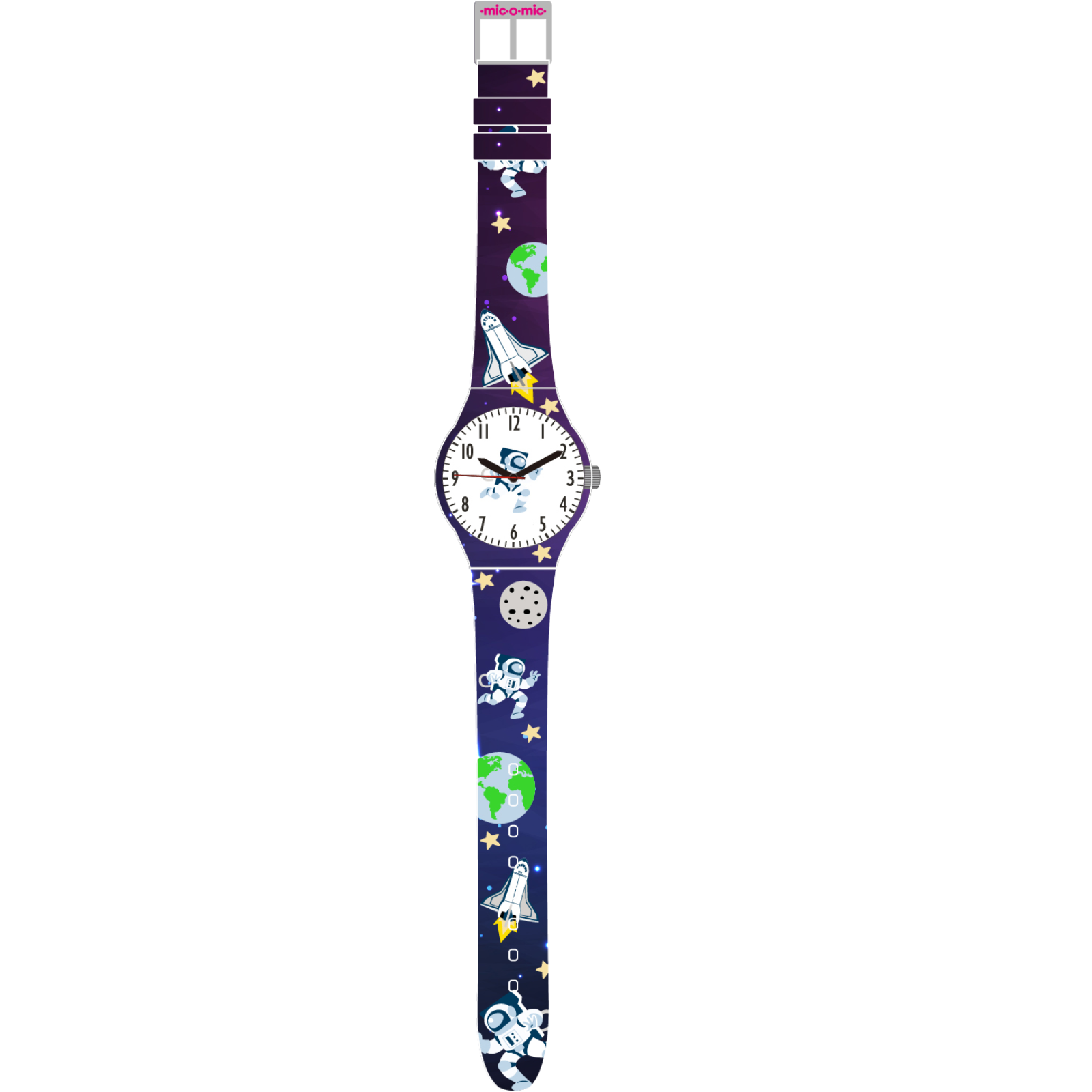 Kinderuhr Weltraum