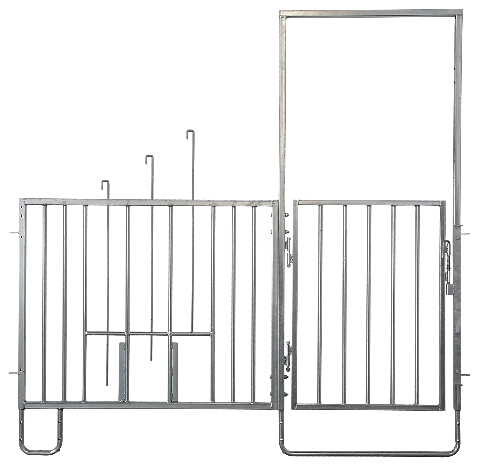 Partie de clôture avec porte courte