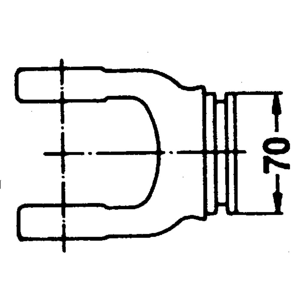 Gelenkwellen-Schutzhälfte SD25 innen
