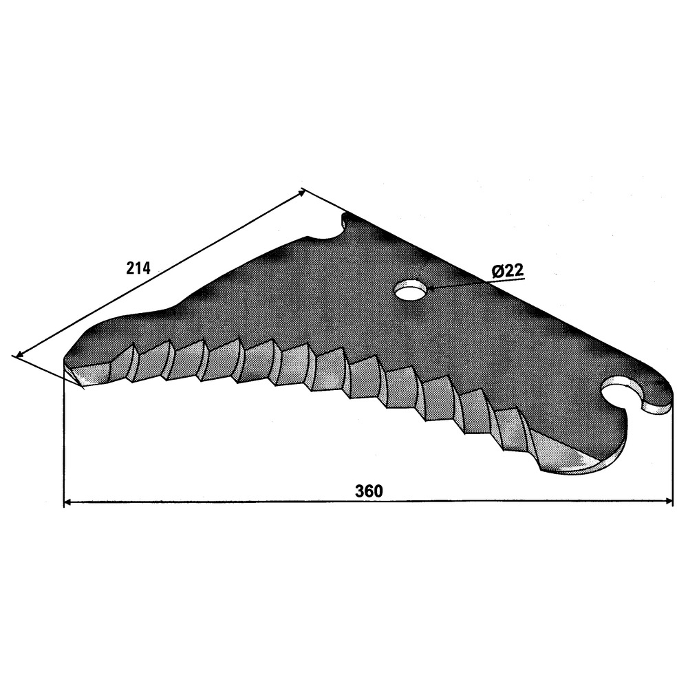 Couteau pour John Deere