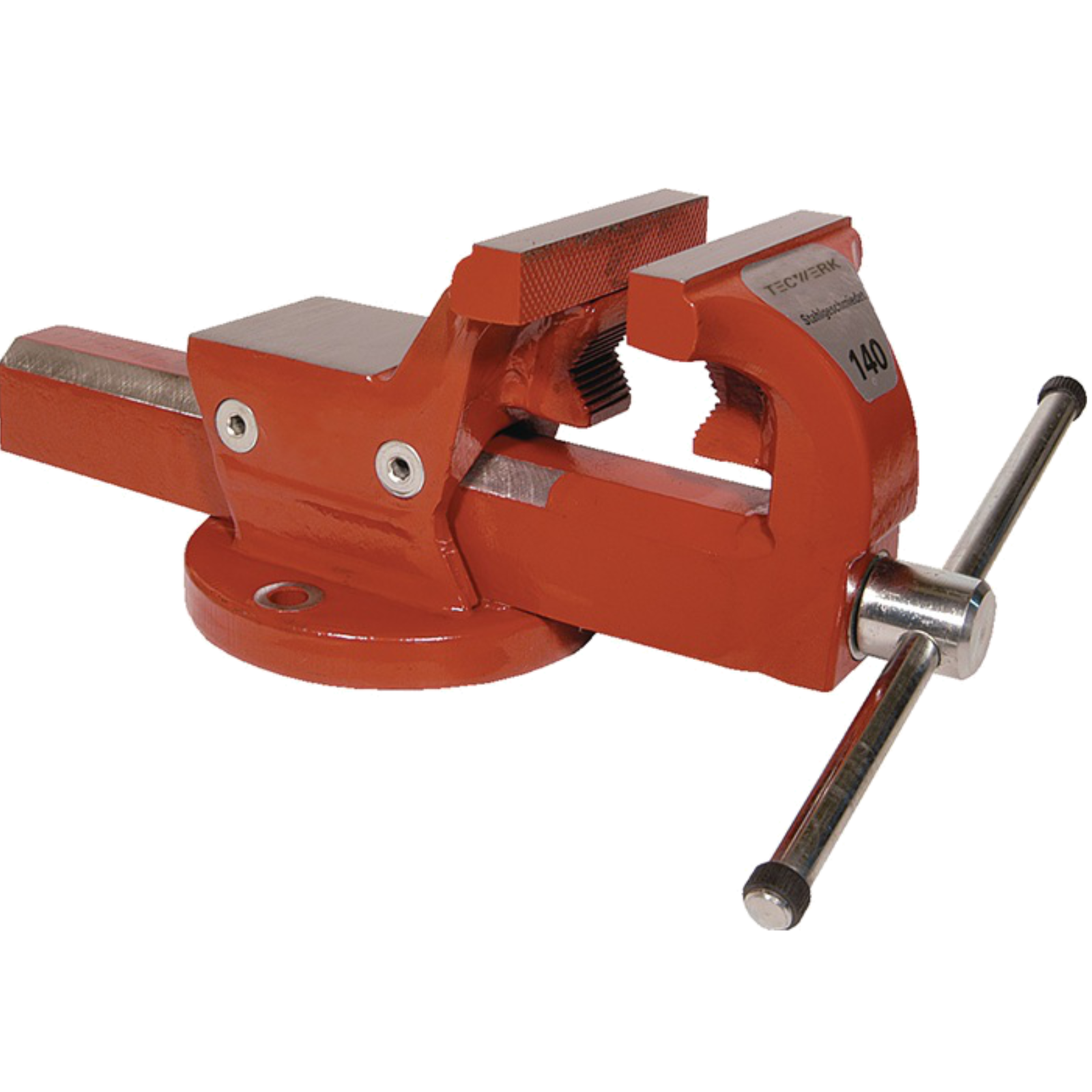 Etau parallèle largeur de mâchoire 120 mm portée 150 mm avec mâchoires de serrage pour tuyaux