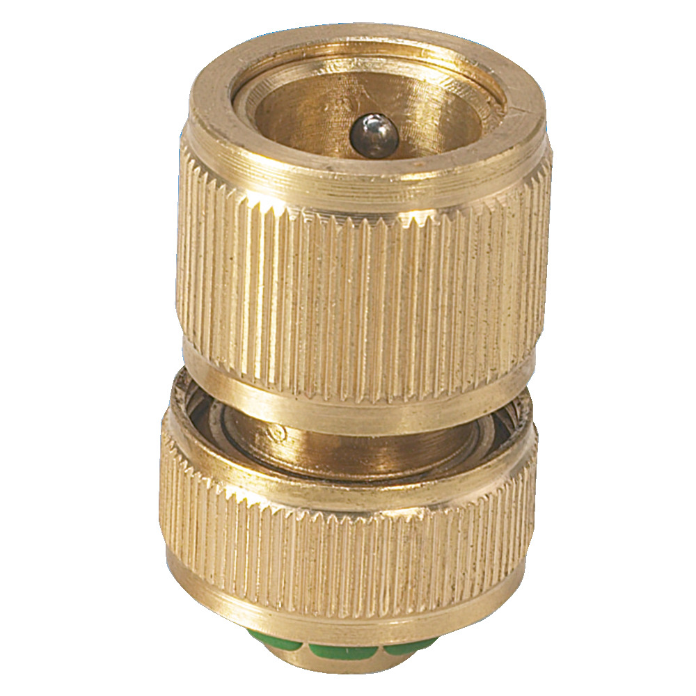 Raccord de tuyau avec arrêt d'eau