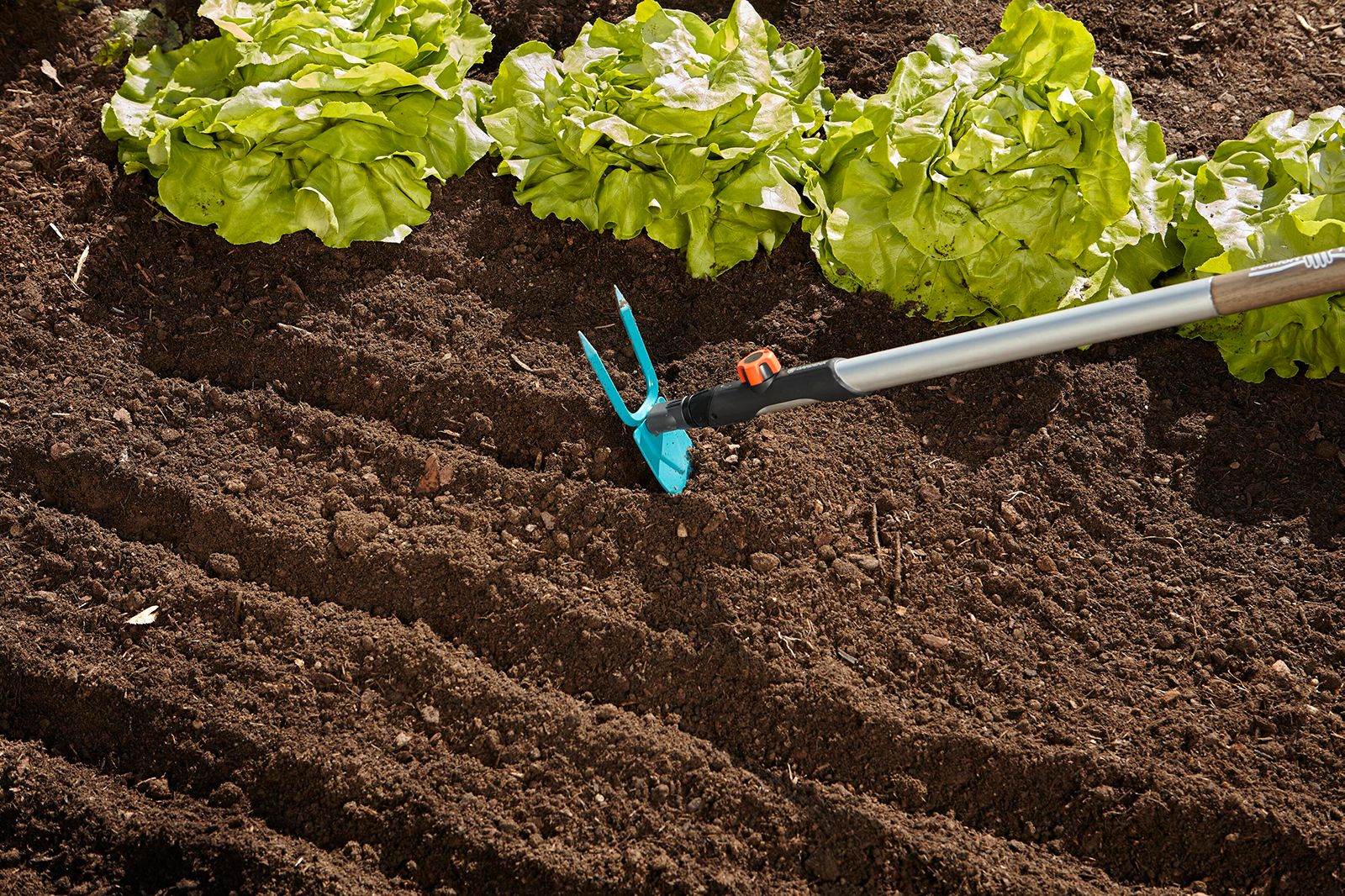 Gartenhacke 2 Zinken 7 cm herzförmig combisystem