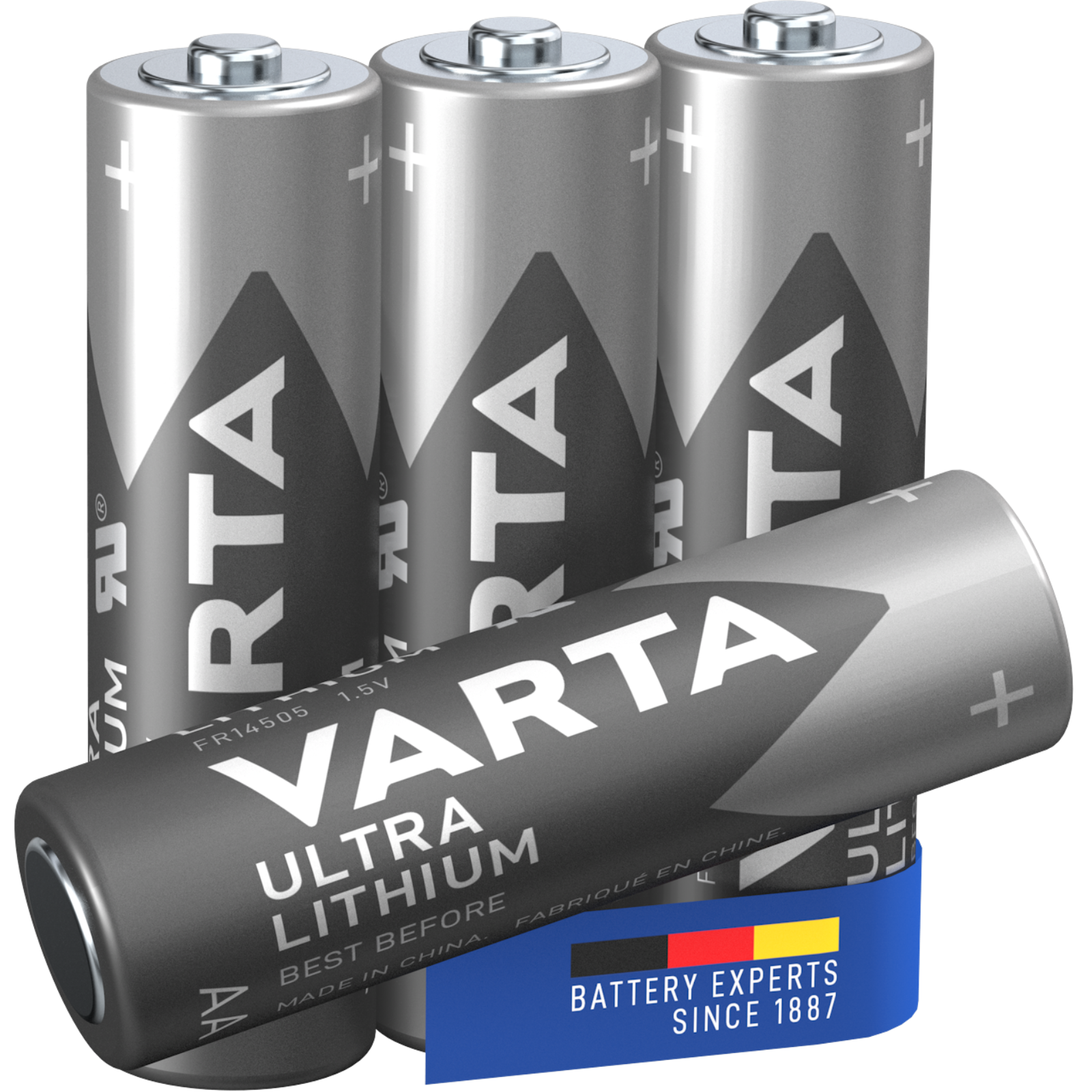Ultra Lithium AA, 4 Stück – Professionelle Energie