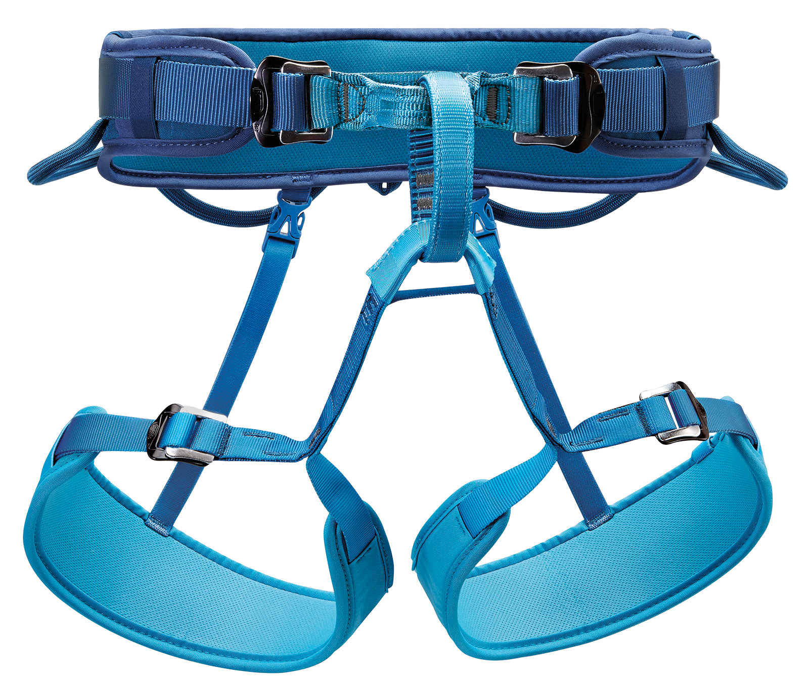 Harnais d'escalade Corax bleu, réglable