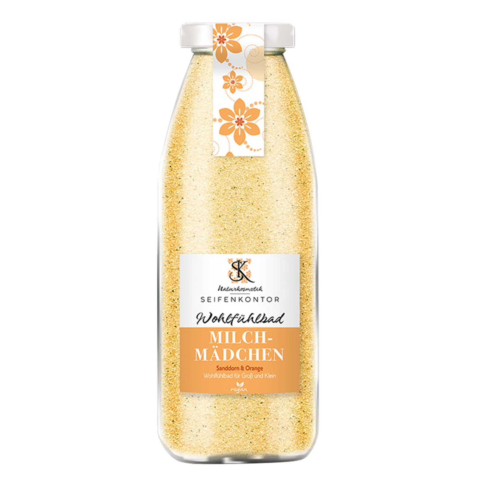 Bain moussant Milkmaid Wellness 200 g à l'argousier et à l'orange