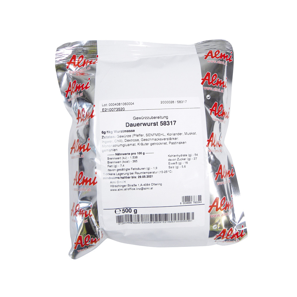 Dauerwurst Gewürzmischung
