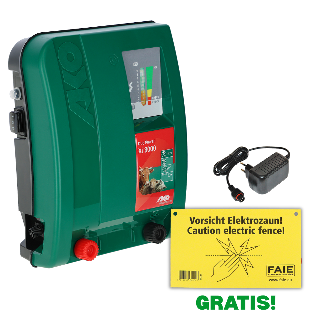 Weidezaungerät DuoPower XI8000 - 12/230V