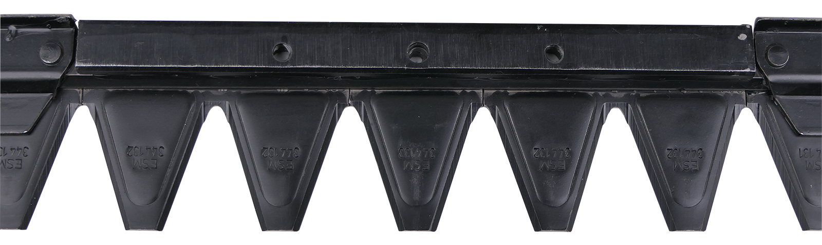 Mähmesser 117 cm, 23 Klingen, mit Verstärkungsleiste zu Universalbalken C, anstelle ESM 249.0160