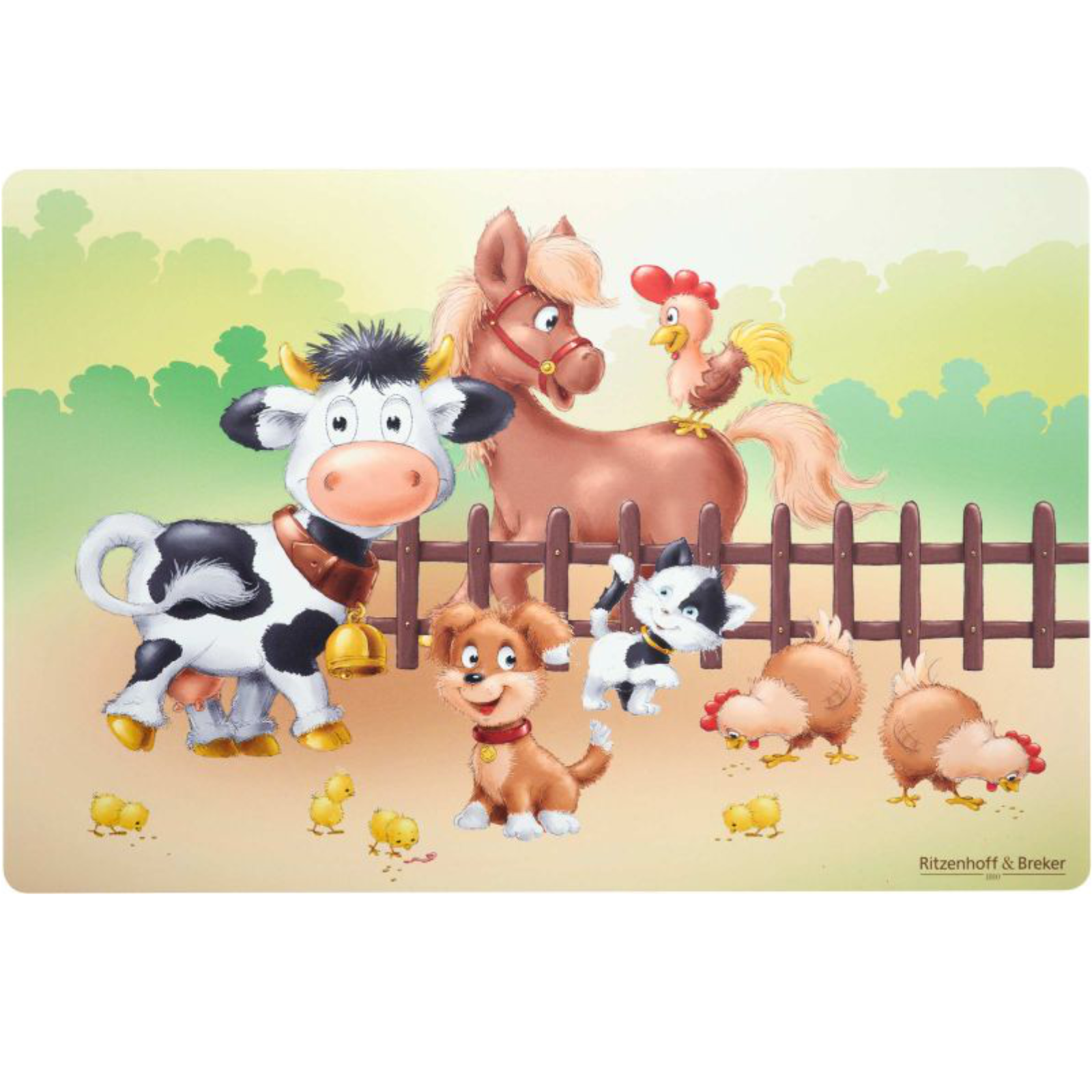 Kindertischset Hoftiere