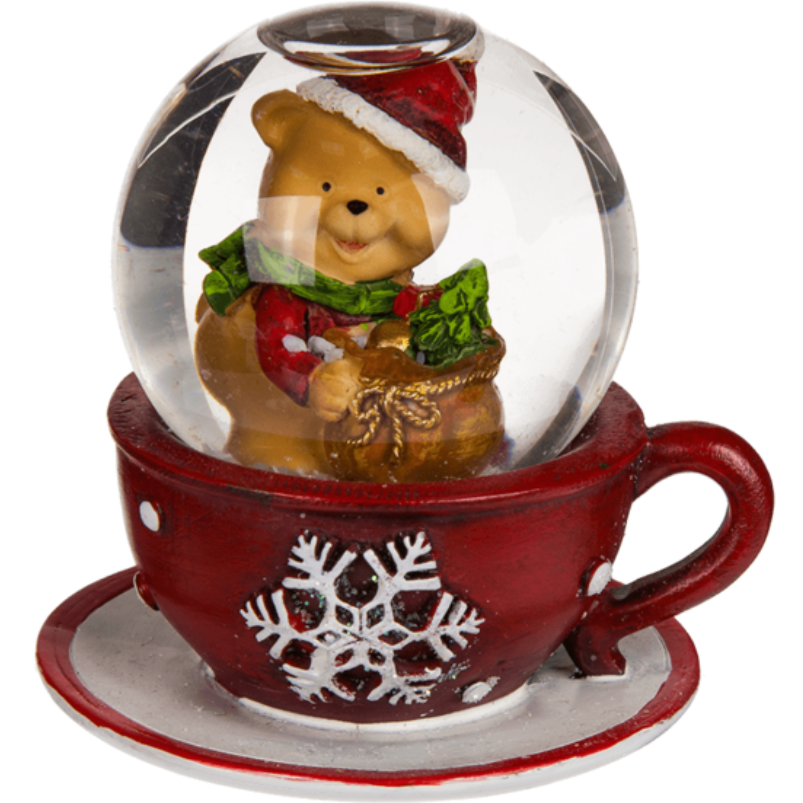Schneekugel Weihnachtsfigur