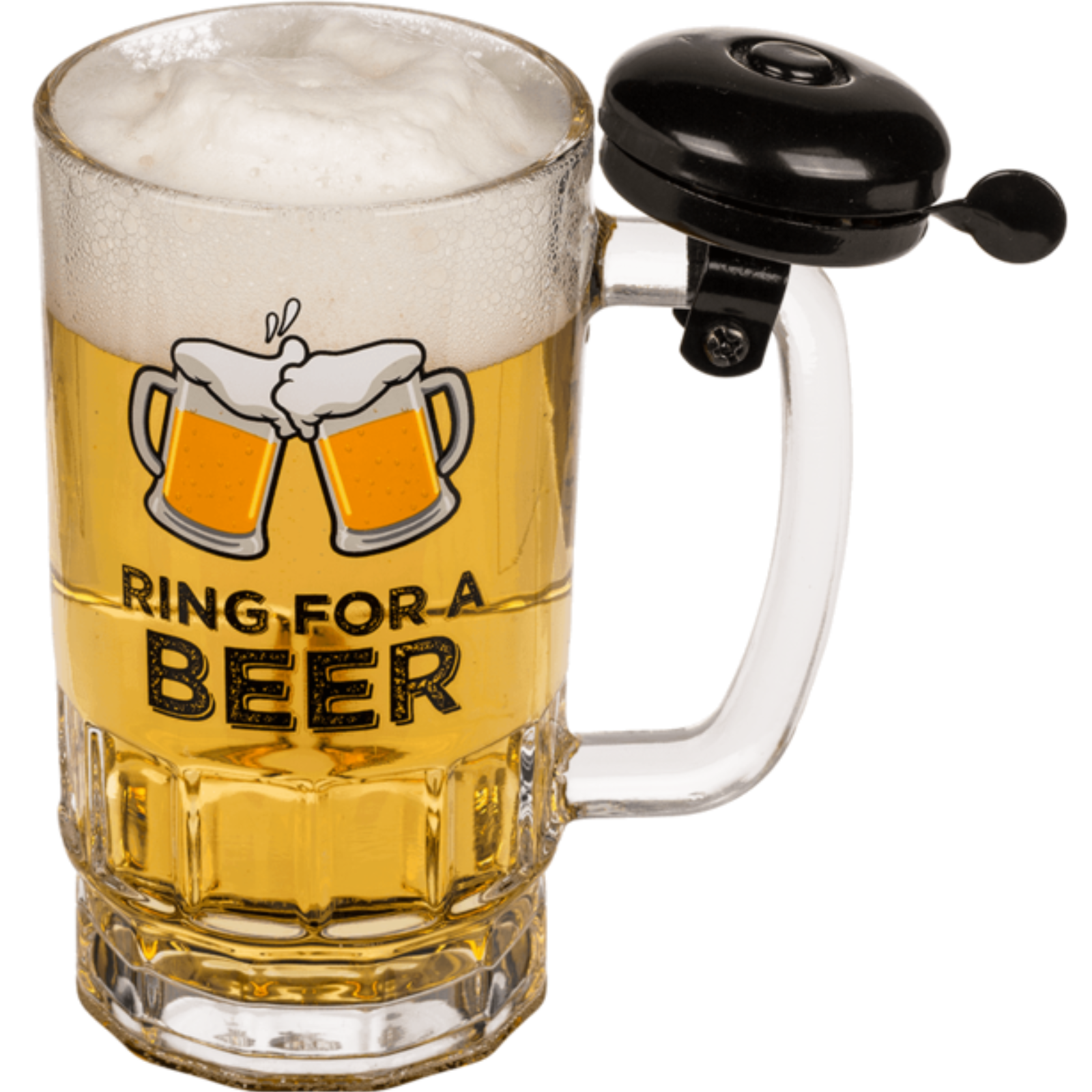  Verre à bière avec sonnette 500 ml 