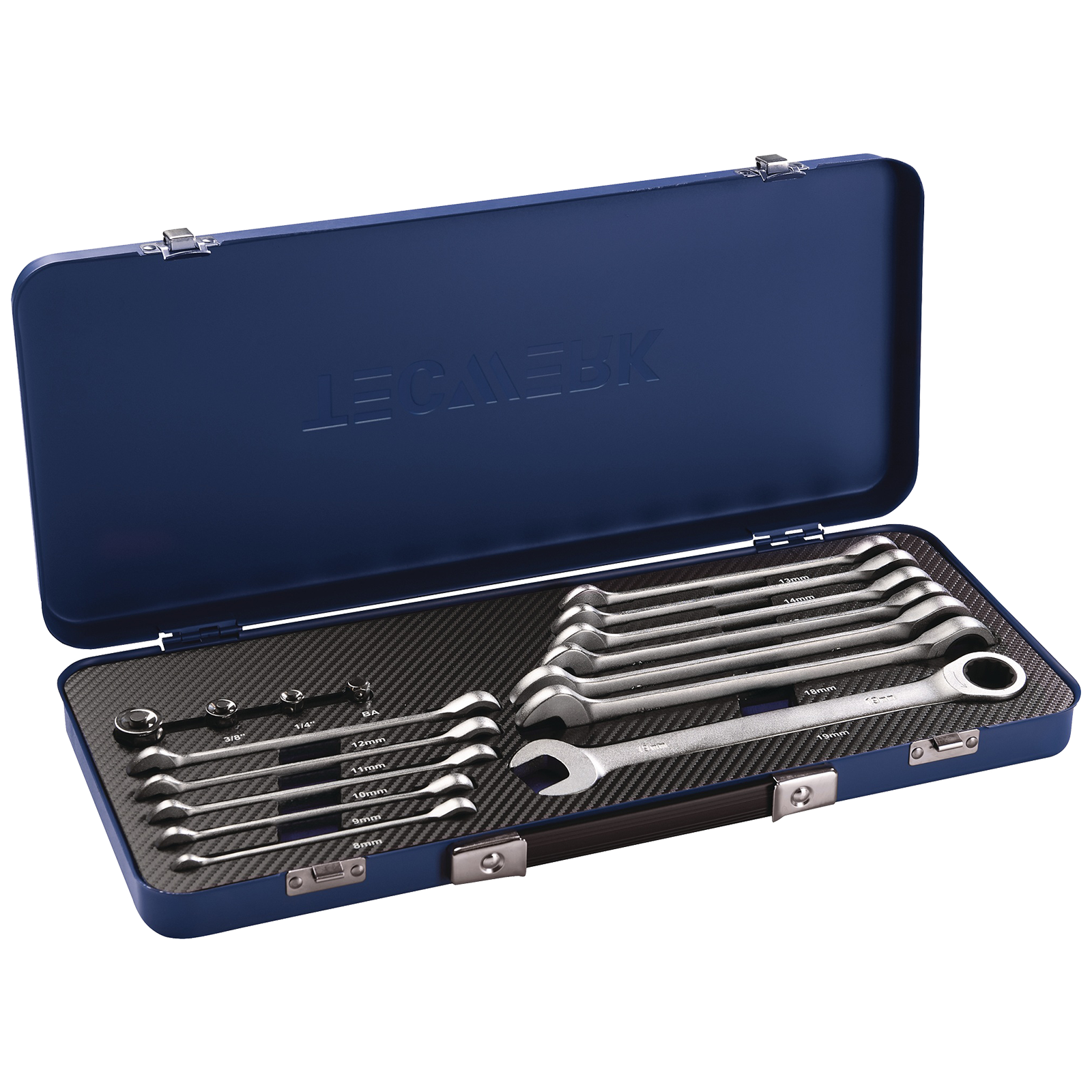 Knarren-Ring-Maulschlüssel-Satz 17-tlg.