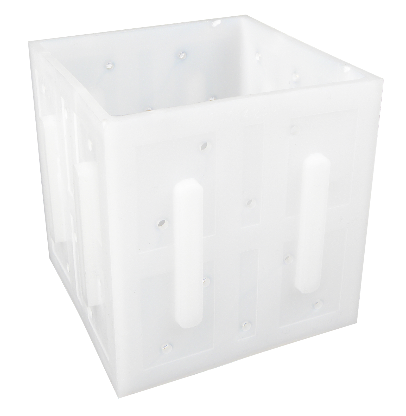 Moule à fromage carré à trous, sans fond