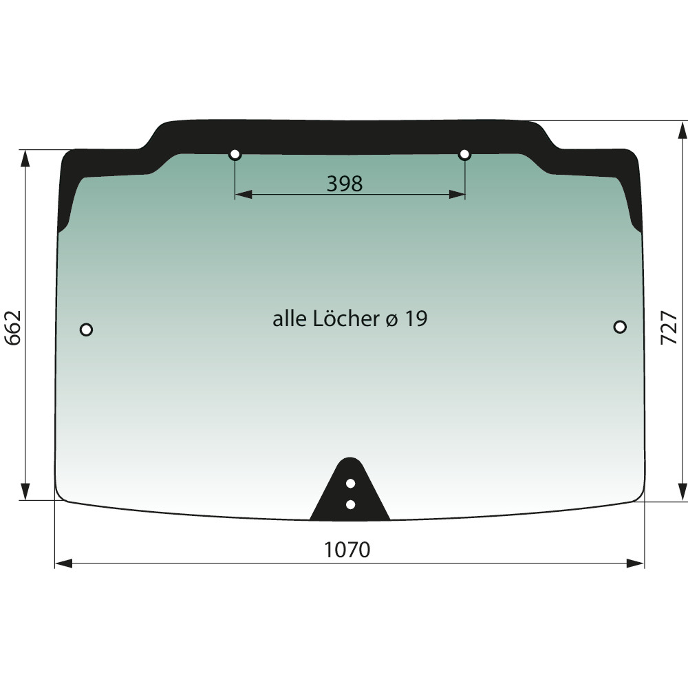 Le pare-brise peut être ouvert