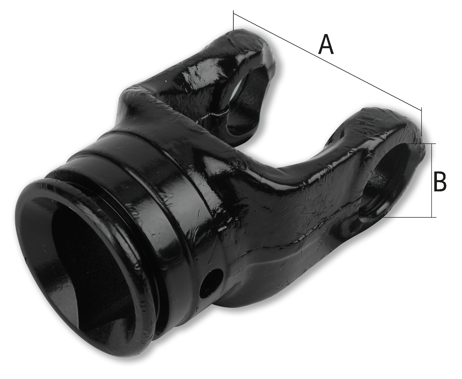 Fourche rainurée pour tube extérieur adaptable à Walterscheid