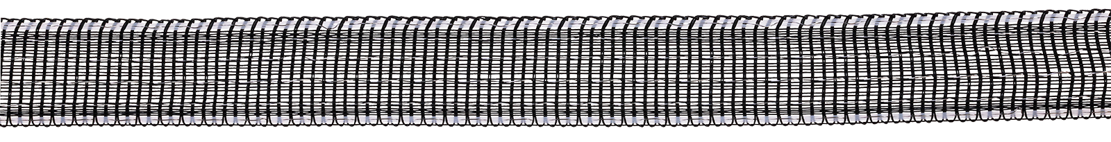 Weidezaunband Platinum schwarz/weiß 20 mm / 200 m