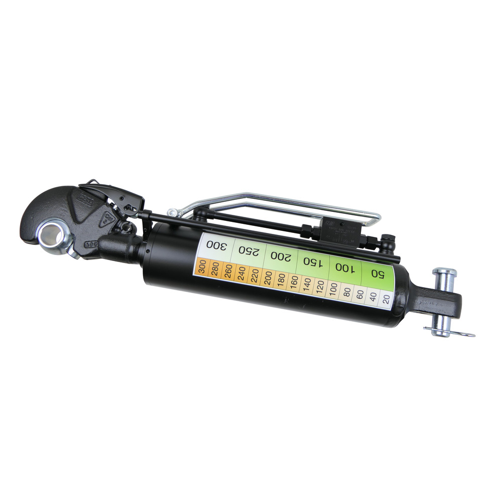 Bielle supérieure hydraulique avec crochet d'arrêt CBM et avec boulon pour tête d'articulation