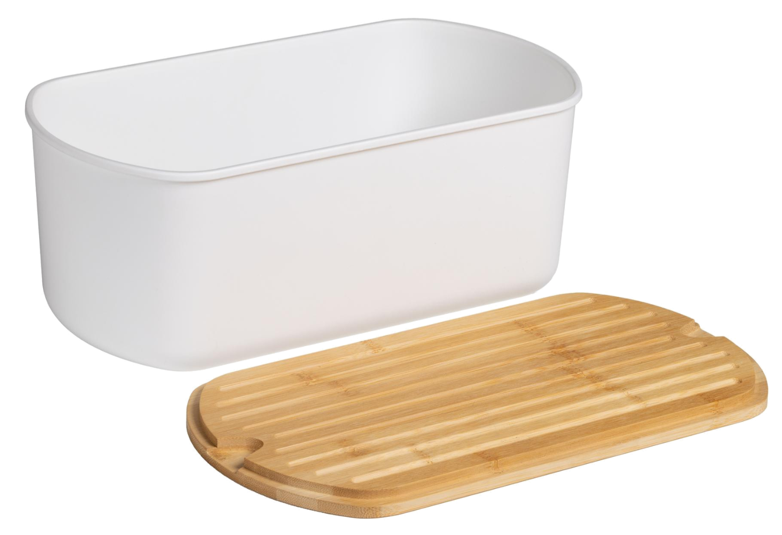 Boîte à pain avec couvercle en bambou 34 x 18 x 13,5 cm 