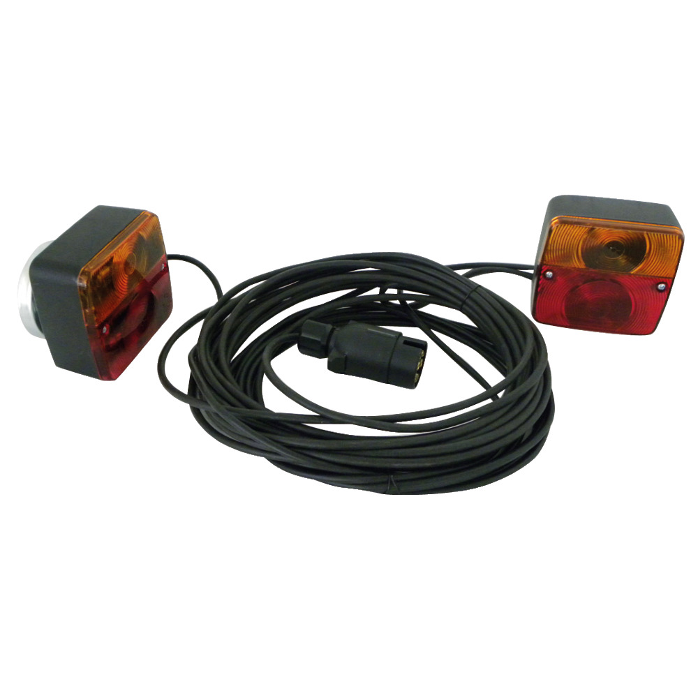 Feu arrière de remorque avec aimant, câble de connexion de 10 m