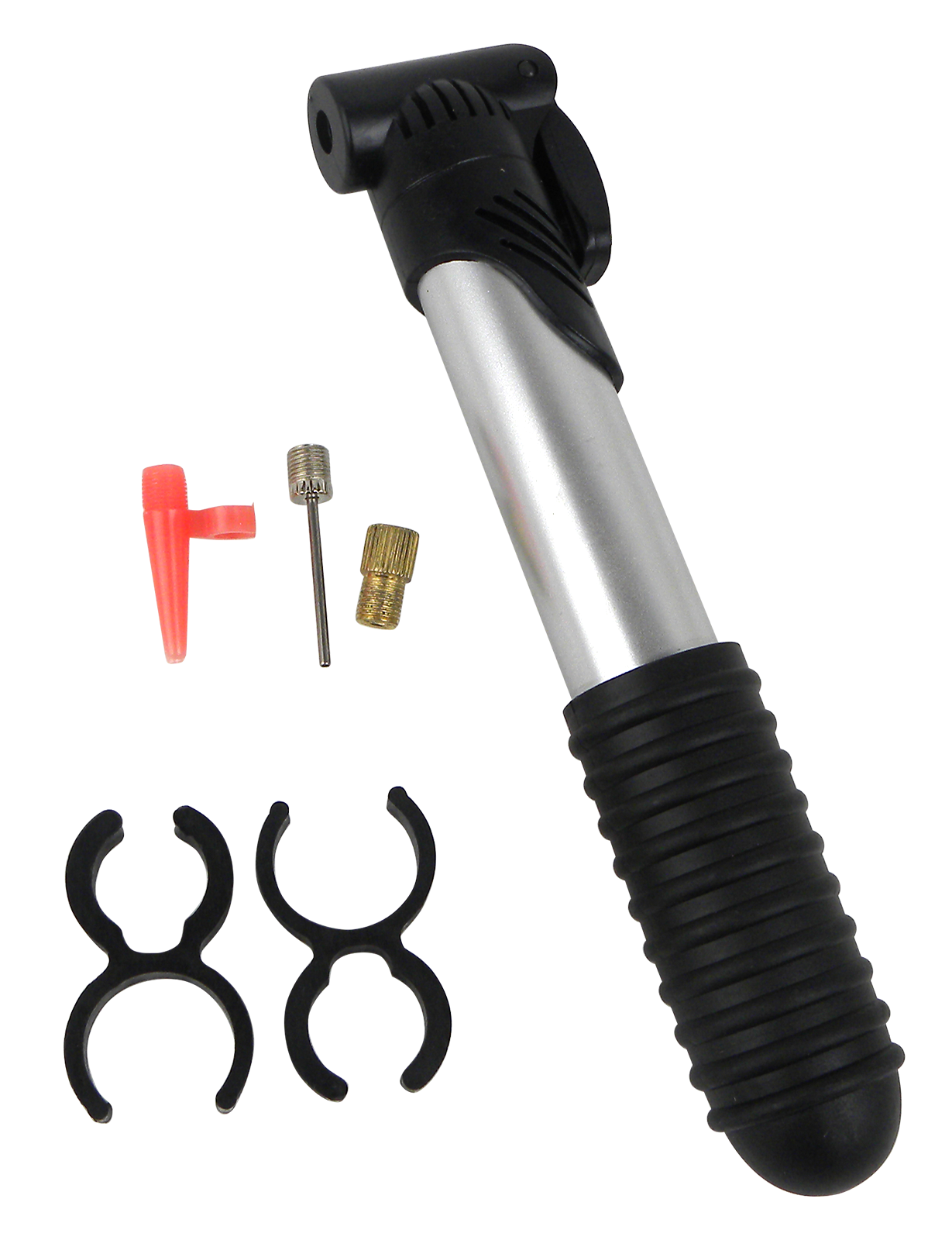 Pompe à air pour vélo 3 adaptateurs