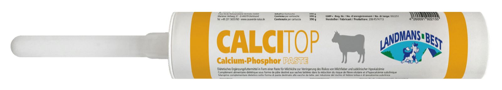  CALCITOP - Pâte de calcium et de phosphore 390g