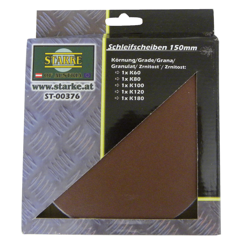 Jeu de plaques de ponçage, 5 pièces