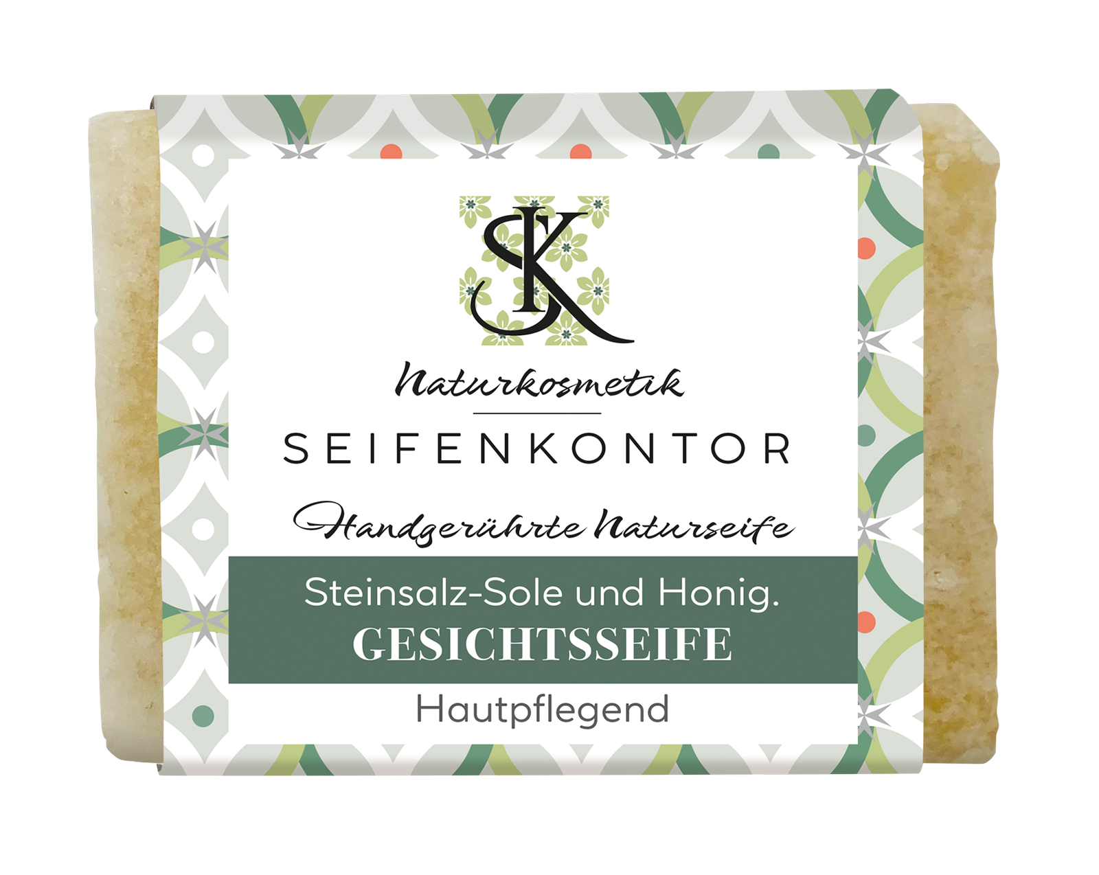 Savon pour le visage 0,55 g, sel gemme, saumure et miel