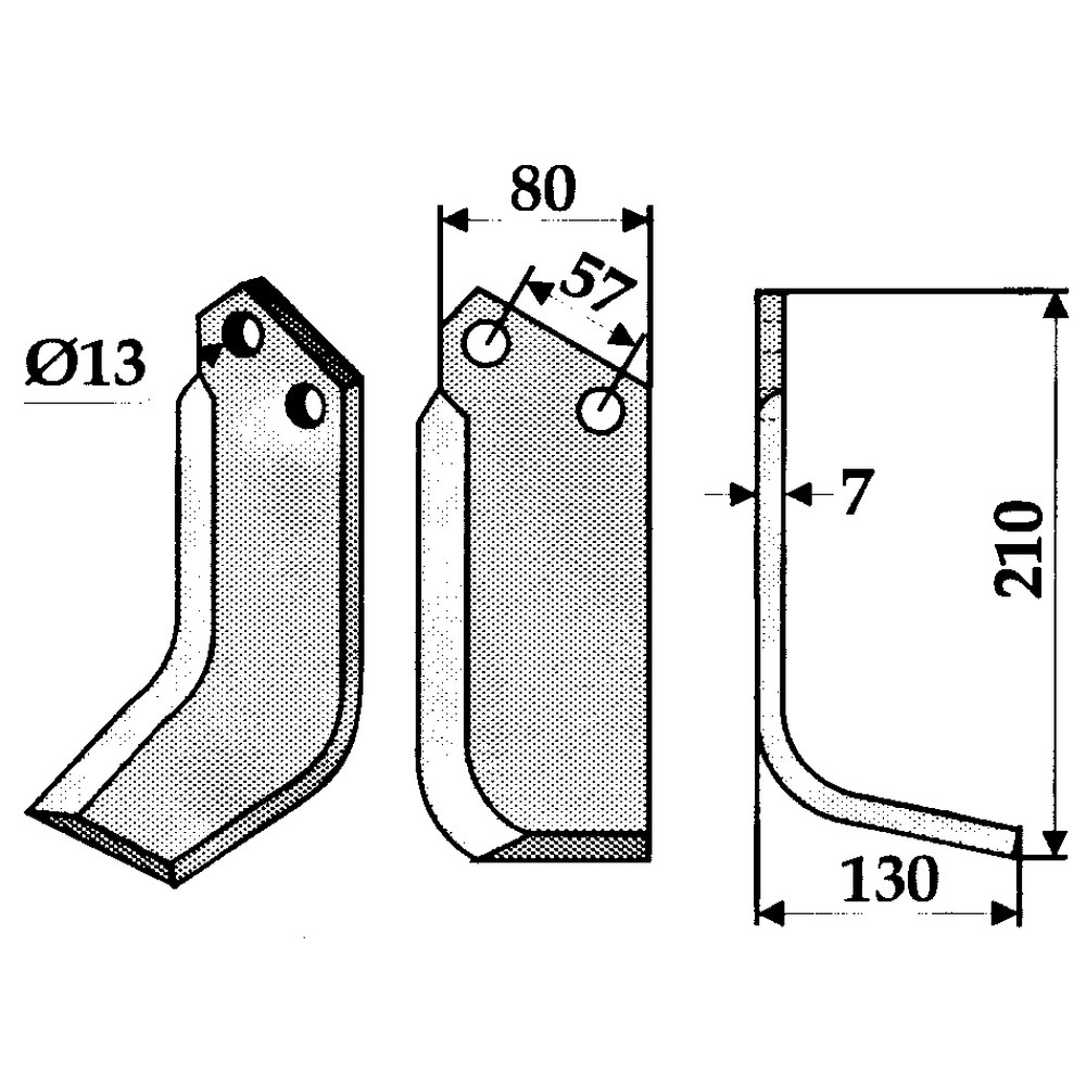 Couteau de fraisage adapté à Breviglieri, Howard, Valpadana