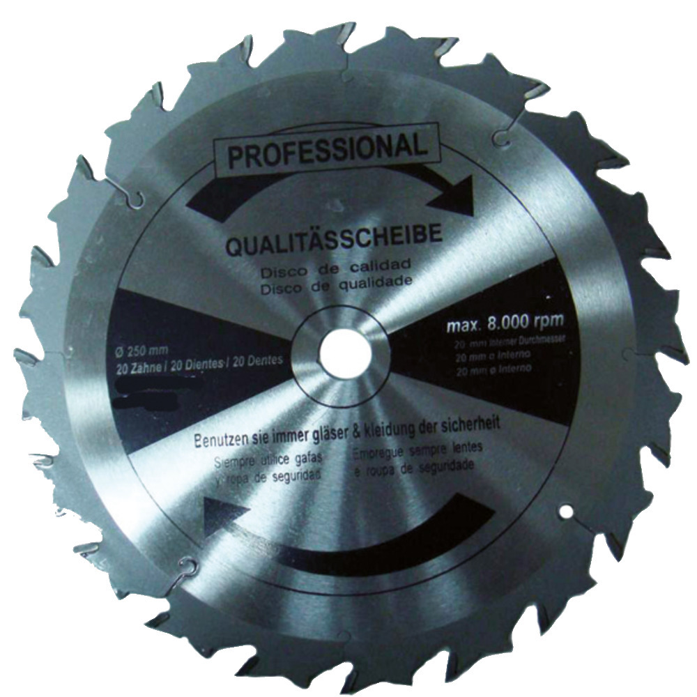 Couteau HM 20 dents / lame de scie au carbure