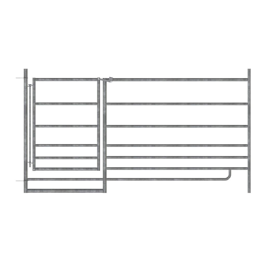 Panneau de pâturage pour moutons avec portail