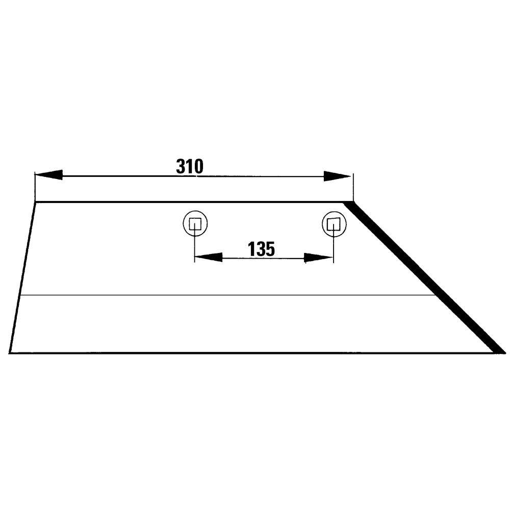 Lame de coutre 18' SB45