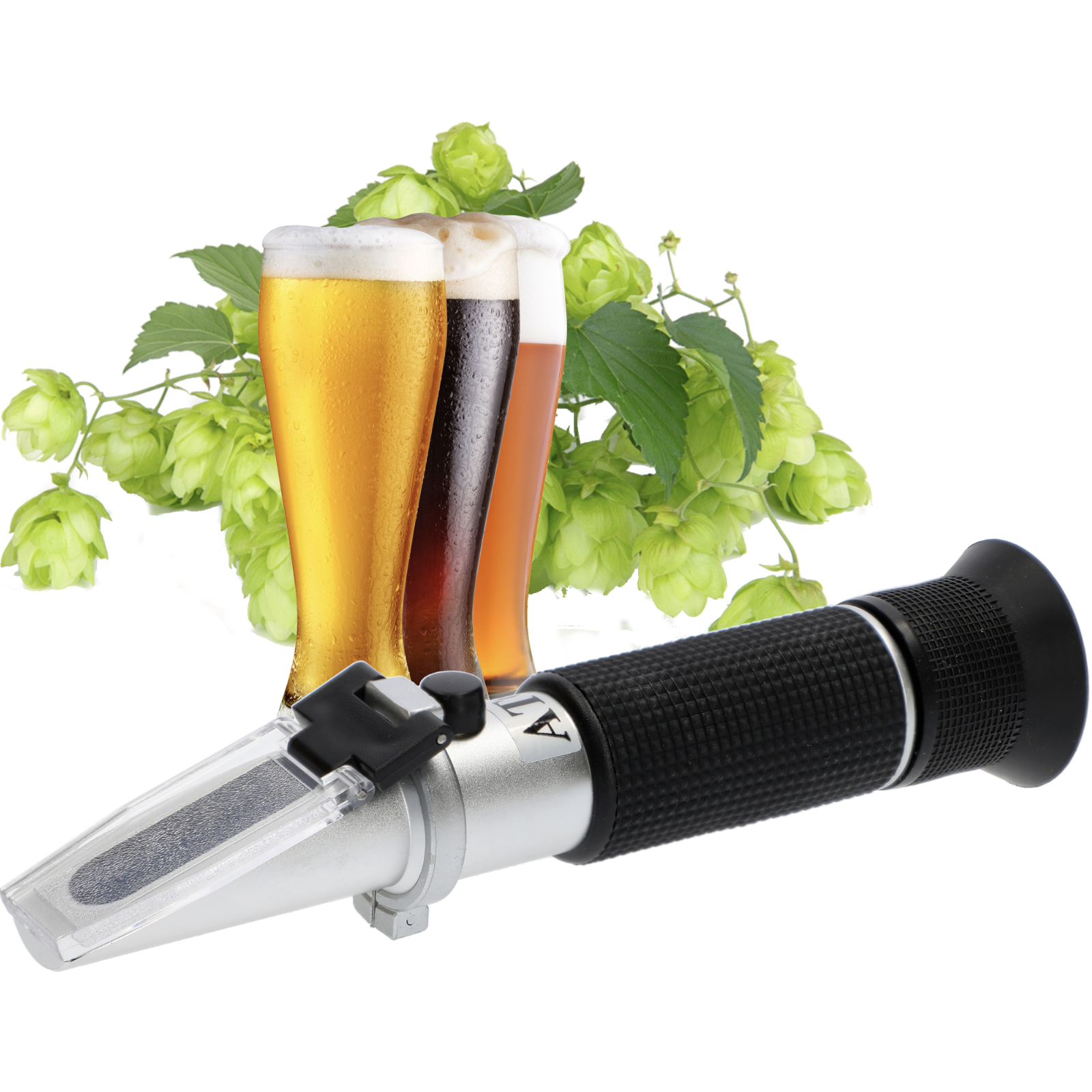 Réfractomètre pour la bière