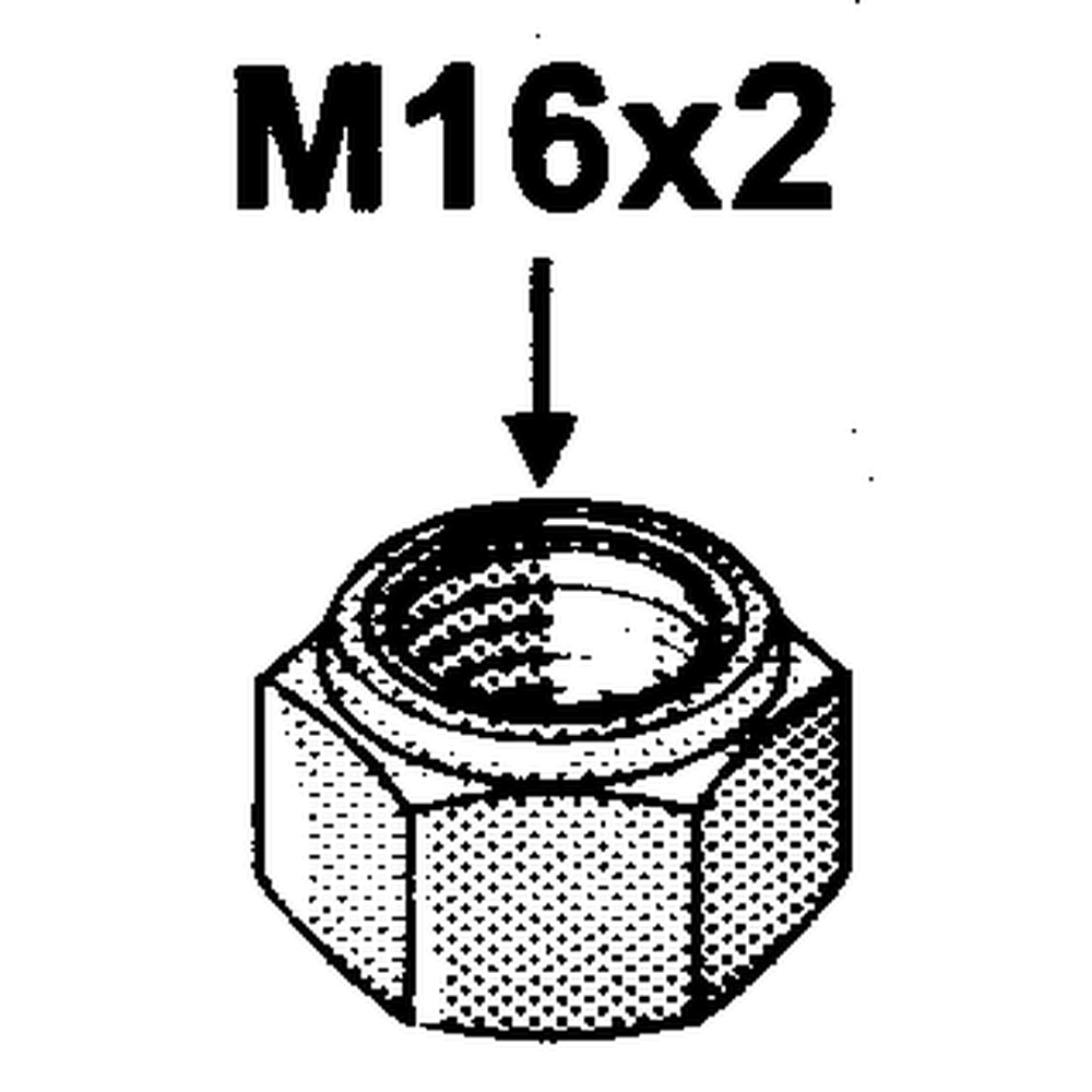 Mutter M16x2 8.8 selbstsichernd