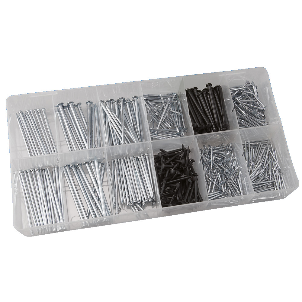 Assortiment de clous, 580 pièces.