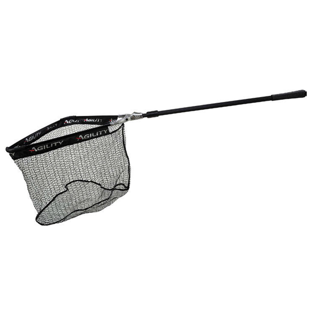 Epuisette caoutchoutée, longueur totale 1,8 m, manche télescopique